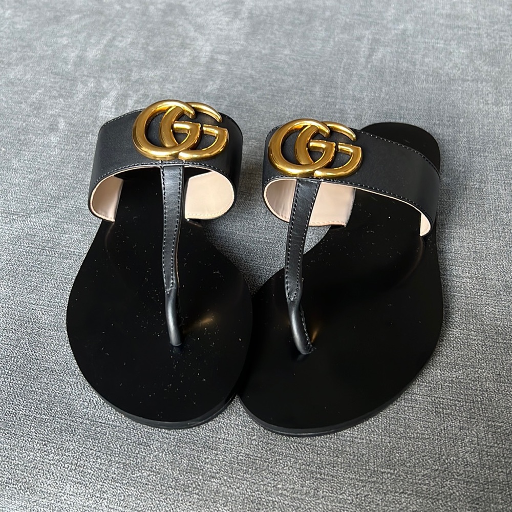 Gucci logo sandals - 7
